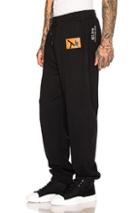 Calvin Klein Est. 1978 Icon Sweatpants In Black,orange