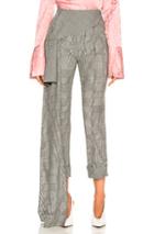 Hellessy Romeo Pant In Black,checkered & Plaid,white