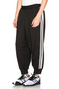 Y-3 Yohji Yamamoto Selvedge Track Pant In Black