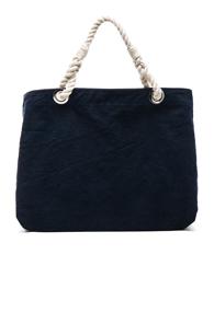 Frame Denim Beach Bag In Blue
