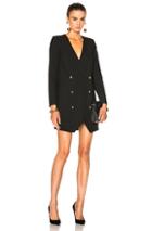 Michelle Mason Blazer Dress In Black