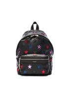 Saint Laurent City Mini Star Backpack In Black