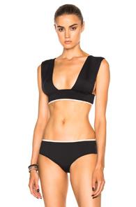 Cali Dreaming Grus Bikini Top In Black