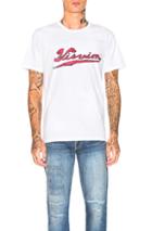 Visvim Logo Wide Tee In White