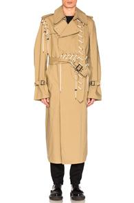 Craig Green Laced Trench In Neutrals