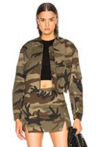 History Repeats Bomber Jacket In Abstract,green