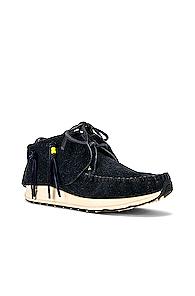 Visvim Ankle Moccasin In Blue
