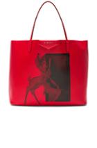 Givenchy Large Bambi Antigona Shopping Bag In Red