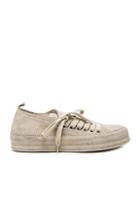 Ann Demeulemeester Suede Sneakers In Neutrals