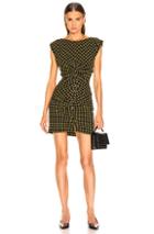 Rachel Comey Flatlanders Dress In Black,plaid,yellow