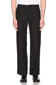 Maison Margiela Heavy Twill Cargo Pants In Black