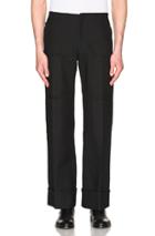 Maison Margiela Heavy Twill Cargo Pants In Black