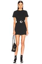 Re/done T Shirt Dress In Black