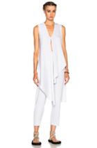 Baja East Scarf Top In Metallics