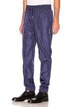 Givenchy Vertical Logo Track Pants In Blue