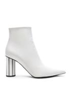 Proenza Schouler Mirror Heel Ankle Boots In White