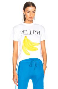 Ganni Harway Banana Tee In White