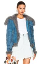 Sandy Liang Skyla Jacket In Blue,gray