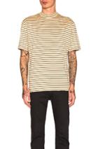 Lanvin Striped Tee In Neutrals,stripes