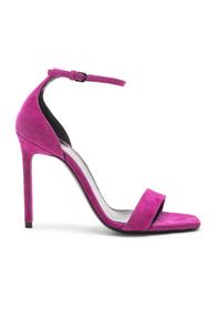 Saint Laurent Ankle High Heels In Pink