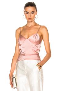 Michelle Mason Bustier Cami In Pink