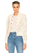 Theperfext Fwrd Exclusive Ashley Bomber Jacket In White