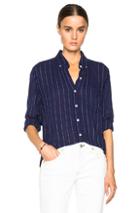 Isabel Marant Etoile Prune Tap Dance Shirt In Blue,checkered & Plaid