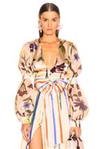 Silvia Tcherassi Corinilla Blouse In Neutral,floral