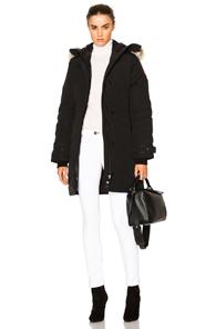 Canada Goose Lorette Parka With Coyote Fur In Black