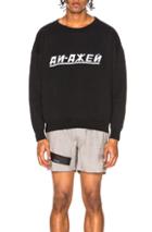 Gosha Rubchinskiy Dj Logo Knit Sweater In Black