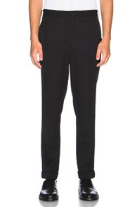 Comme Des Garcons Homme Plus Wool Gabardine Trousers In Black