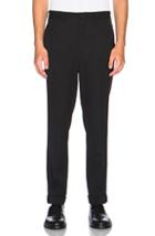 Comme Des Garcons Homme Plus Wool Gabardine Trousers In Black