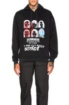 Alexander Wang Collaged Artwork Hooded Sweatshirt In Black