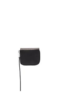 Rick Owens Zipped Credit Card Holder In Black