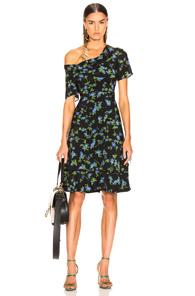Altuzarra Lucia Dress In Black,green,floral