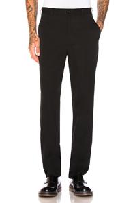 Comme Des Garcons Homme Plus Wool Gabardine Pants In Black