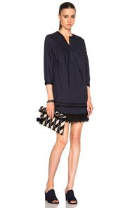 Derek Lam 10 Crosby Pintuck Dress In Blue