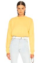 Cotton Citizen Milan Crew In Yellow