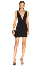 Stella Mccartney Sleeveless Mini Dress In Black,metallics