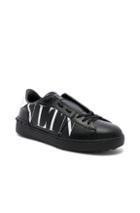 Valentino Logo Sneaker In Black