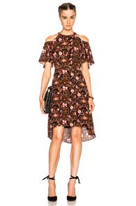 A.l.c. Emile Dress In Black,pink,floral
