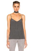 Ag Adriano Goldschmied Lisette Tank With Scarf In Floral,gray