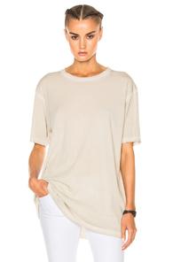 Baja East Distressed Cotton Tee In Gray