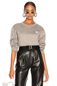 Acne Studios Fairview Face Sweater In Gray