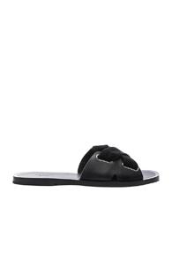 Rag & Bone Leather Nora Slides In Black