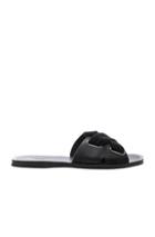 Rag & Bone Leather Nora Slides In Black