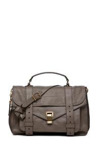 Proenza Schouler Medium Ps1 Leather In Gray