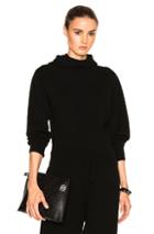 Calvin Klein Collection Camino Cashmere Hoodie In Black