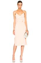 Cushnie Et Ochs Silk Crepe Dress In Pink