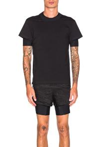 Satisfy Long Distance Tee In Black